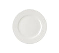 Assiette plate ronde ivoire porcelaine vitrifiée Banquet Rak